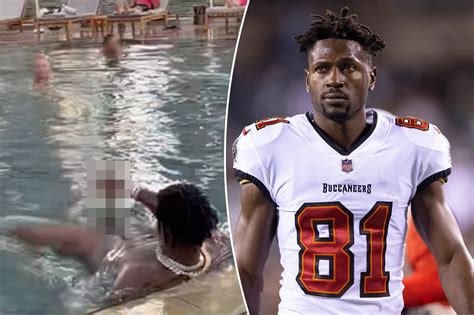 antonio brown naked pool|Antonio Brown Exposes Himself to Woman in Dubai Pool